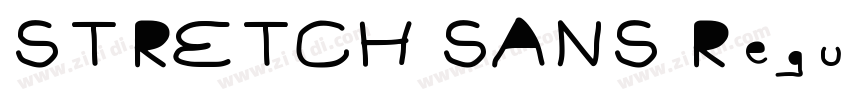 STRETCH SANS Regular字体转换